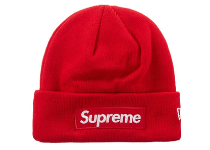 Supreme New Era Box Logo Beanie (FW23) Red