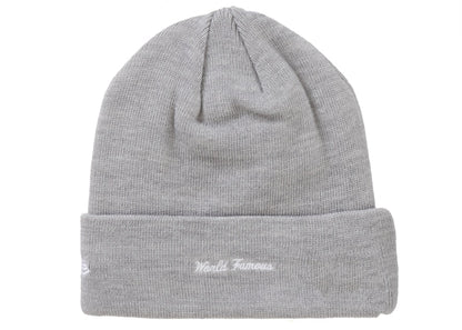 Supreme New Era Box Logo Beanie (FW24) Heather Grey