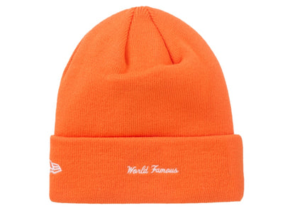 Supreme New Era Box Logo Beanie (FW24) Dark Orange