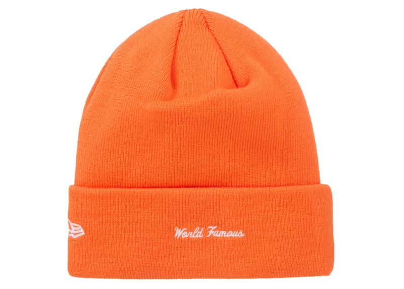 Supreme New Era Box Logo Beanie (FW24) Dark Orange