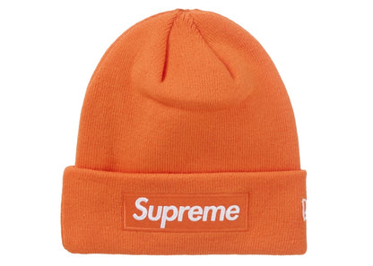 Supreme New Era Box Logo Beanie (FW24) Dark Orange