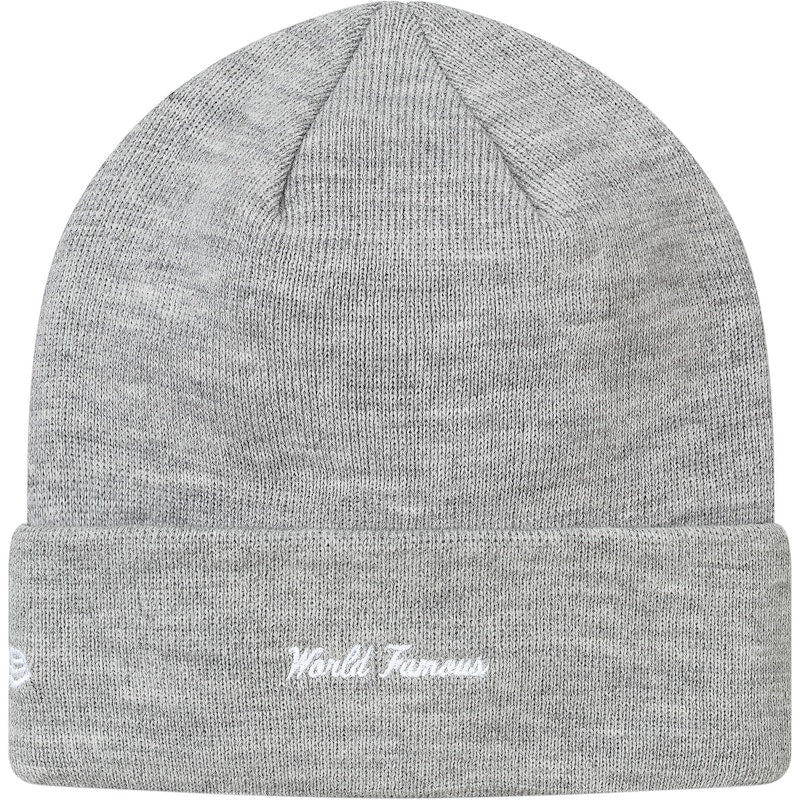 Supreme New Era Box Logo Beanie (FW17) Heather Grey