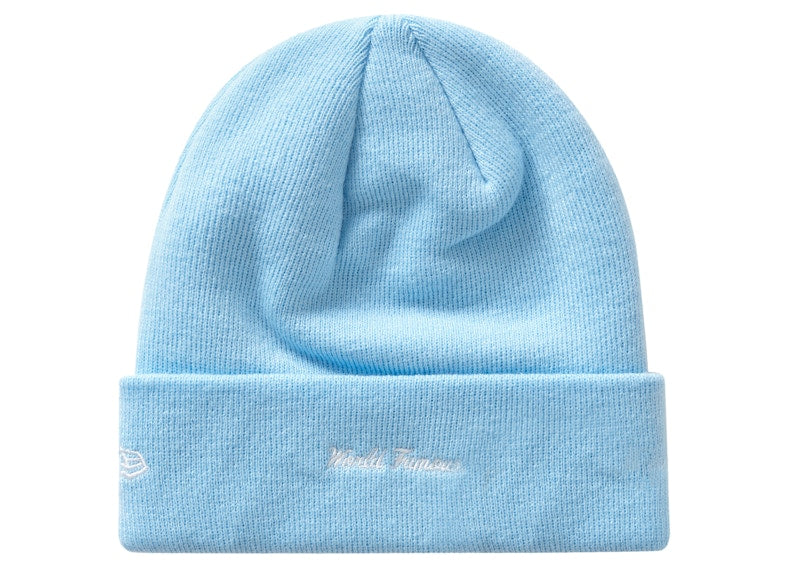 Supreme New Era Box Logo Beanie (FW19) Light Blue