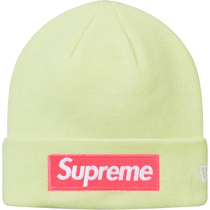 Supreme New Era Box Logo Beanie (FW17) Pale Lime
