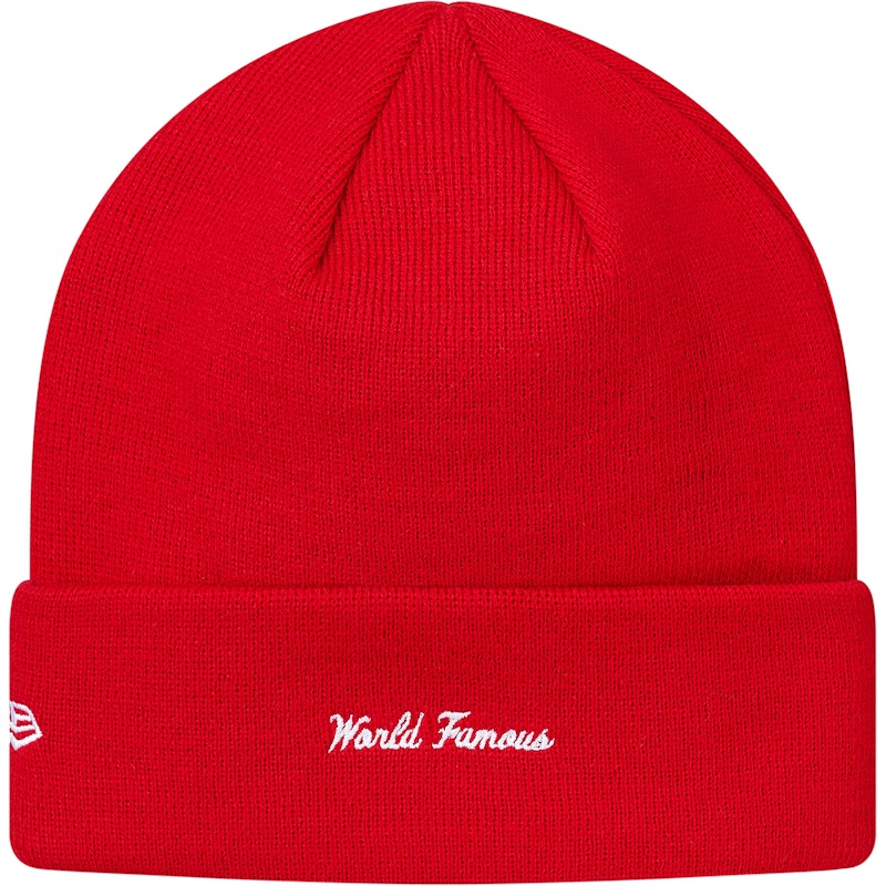 Supreme New Era Box Logo Beanie (FW17) Red