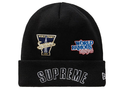 Supreme New Era Championship Beanie Black