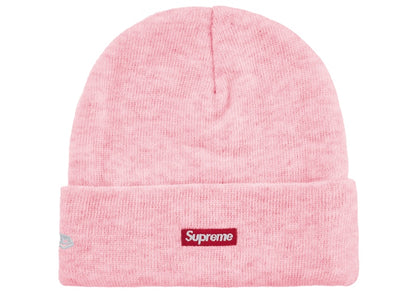 Supreme New Era Classic Logo Shop Beanie Light Pink