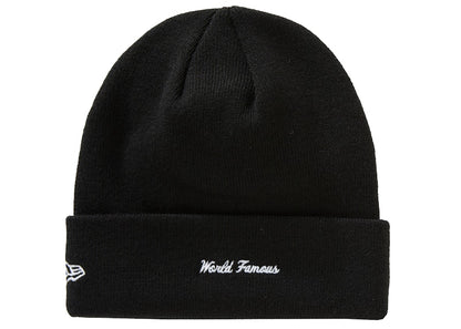 Supreme New Era Cross Box Logo Beanie Black
