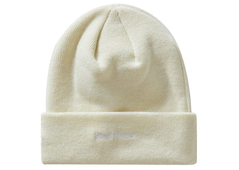 Supreme New Era Cross Box Logo Beanie Natural