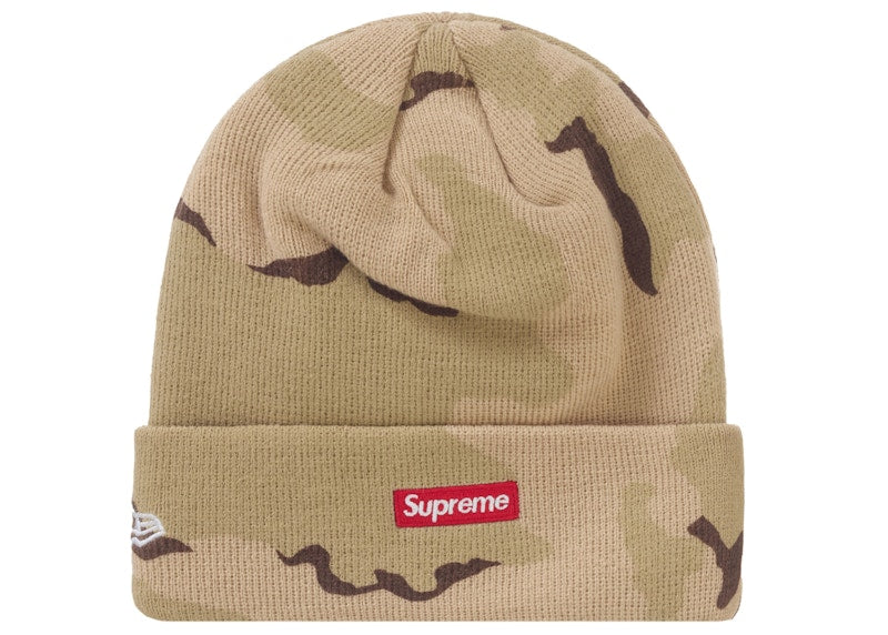 Supreme New Era $ Beanie Desert Camo