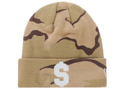 Supreme New Era $ Beanie Desert Camo