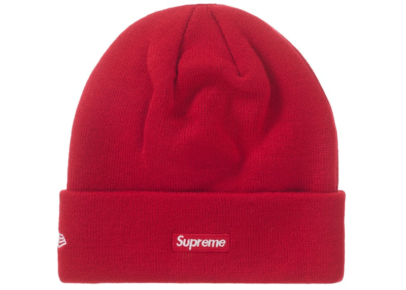Supreme New Era $ Beanie Red