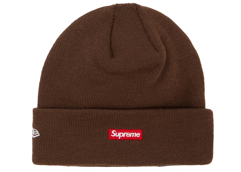Supreme New Era HQ Beanie Brown