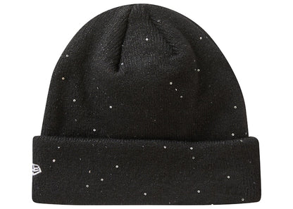 Supreme New Era Metallic Arc Beanie Black