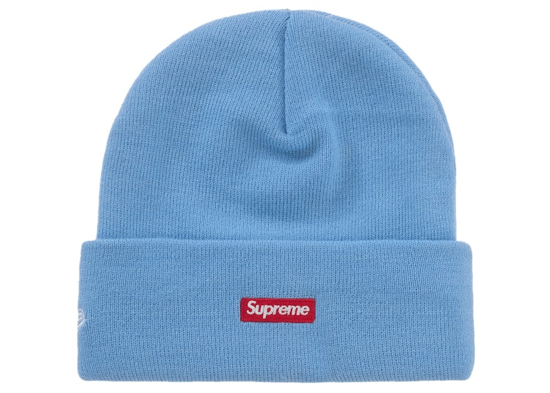 Supreme New Era Old English Beanie Blue