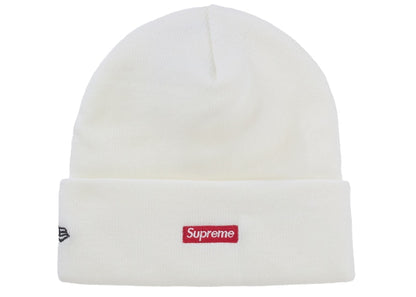 Supreme New Era Old English Beanie White