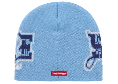 Supreme New Era Outline Beanie Light Blue