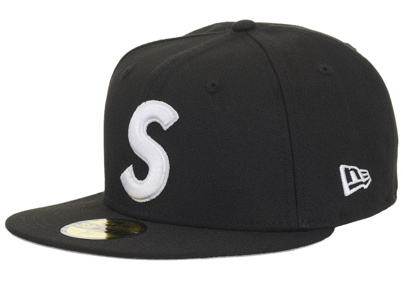 Supreme New Era Reaper S Logo 59Fifty Fitted Hat Black