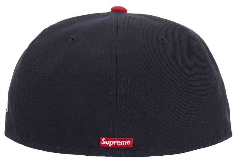 Supreme New Era Reaper S Logo 59Fifty Fitted Hat Navy