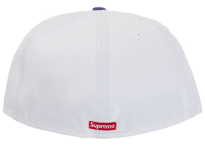 Supreme New Era Reaper S Logo 59Fifty Fitted Hat White