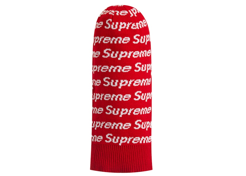 Supreme New Era Repeat Balaclava Red