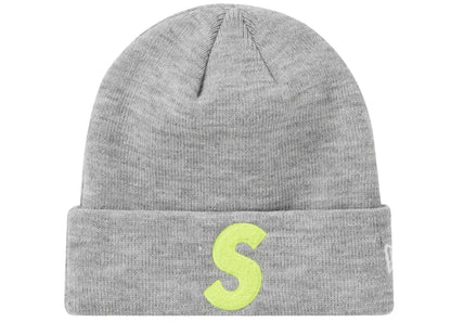 Supreme New Era S Logo Beanie (FW 19) Heather Grey