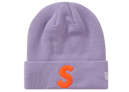 Supreme New Era S Logo Beanie (FW 19) Light Violet
