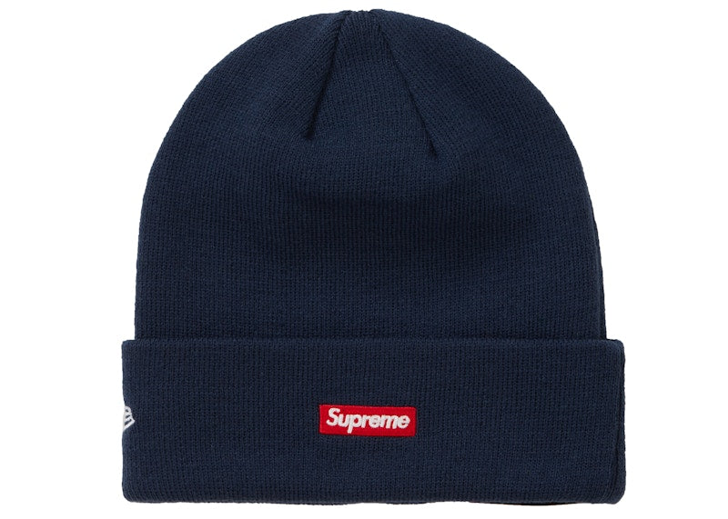 Supreme New Era S Logo Beanie (FW 19) Navy