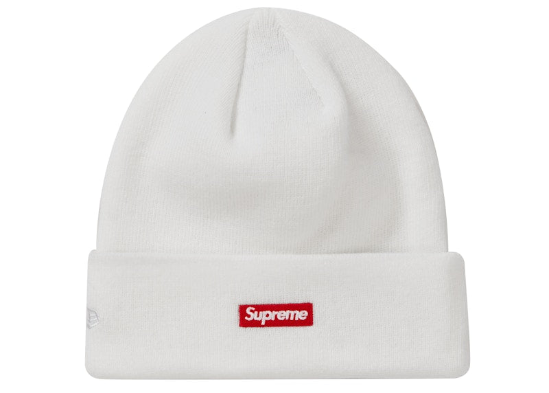 Supreme New Era S Logo Beanie (FW 19) White