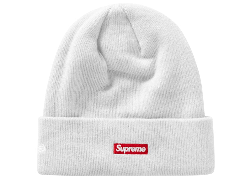 Supreme New Era S Logo Beanie (FW20) White