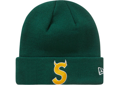 Supreme New Era S Logo Beanie (FW22) Dark Green