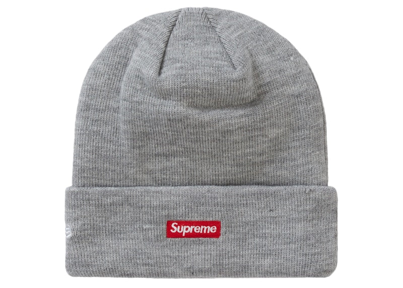 Supreme New Era S Logo Beanie Heather Grey
