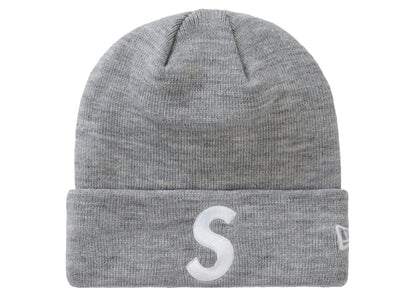 Supreme New Era S Logo Beanie Heather Grey