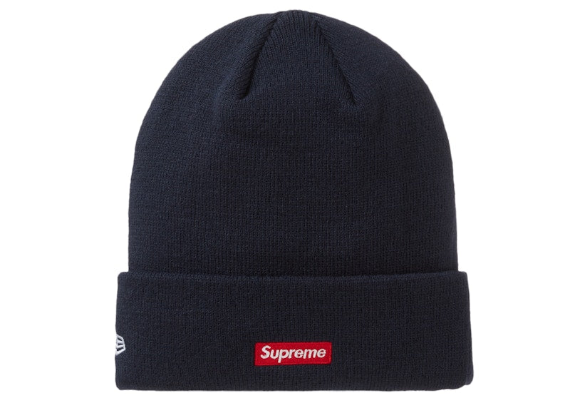 Supreme New Era S Logo Beanie Navy
