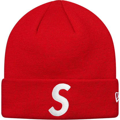 Supreme New Era S Logo Beanie Red