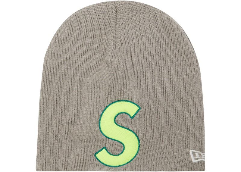 Supreme New Era S Logo Beanie (SS23) Grey