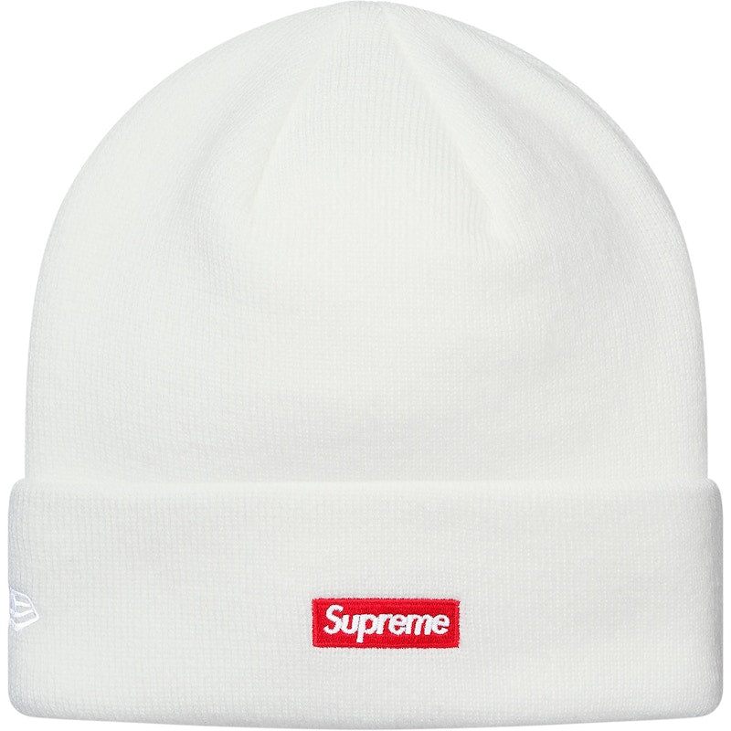 Supreme New Era S Logo Beanie White