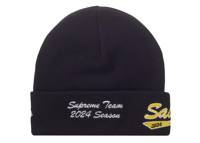 Supreme New Era Salvation Beanie Black