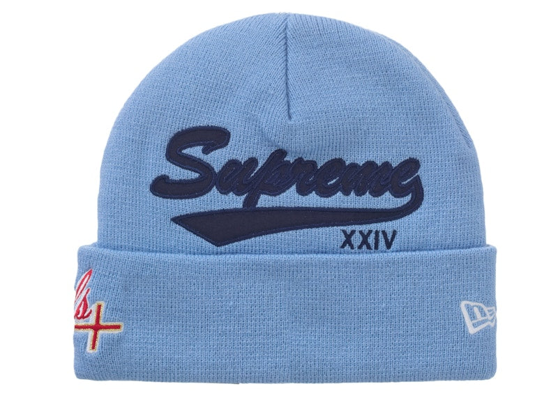 Supreme New Era Salvation Beanie Light Blue