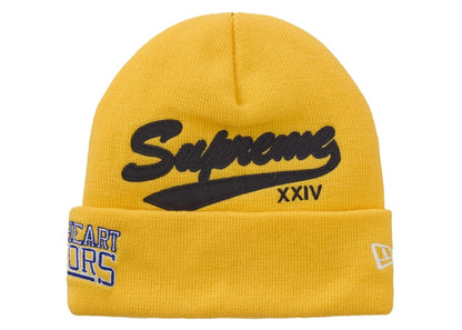 Supreme New Era Salvation Beanie Gold
