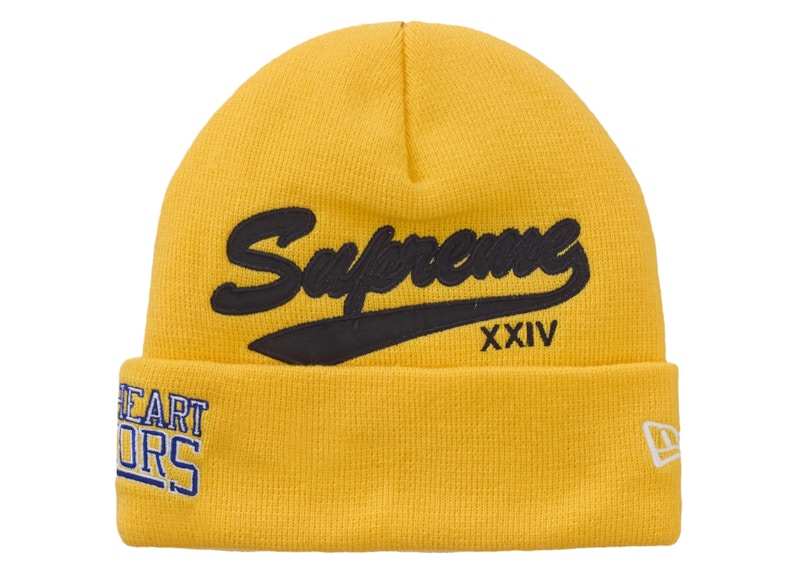 Supreme New Era Salvation Beanie Gold