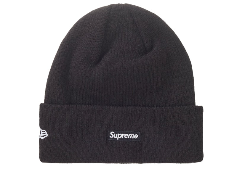 Supreme New Era Script Beanie Black