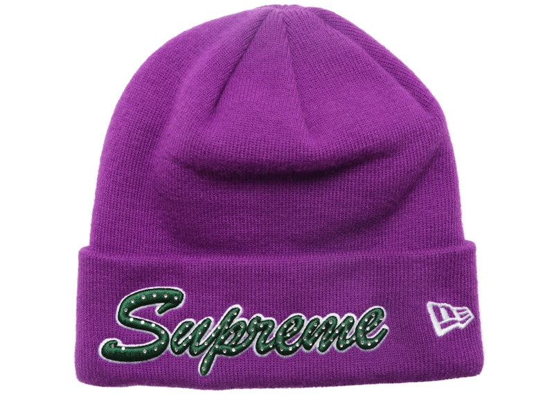 Supreme New Era Script Beanie (FW18) Purple