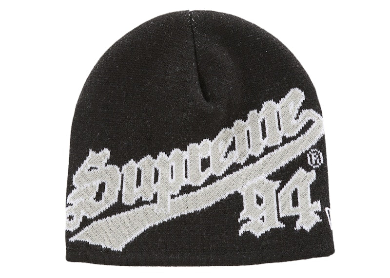 Supreme New Era Script Beanie (FW22) Black