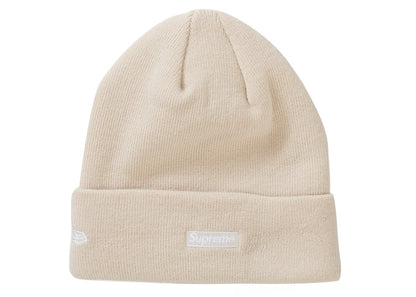 Supreme New Era Script Beanie Natural