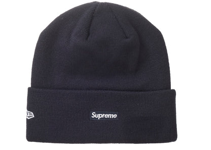 Supreme New Era Script Beanie Navy