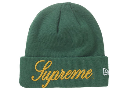Supreme New Era Script Beanie Pine