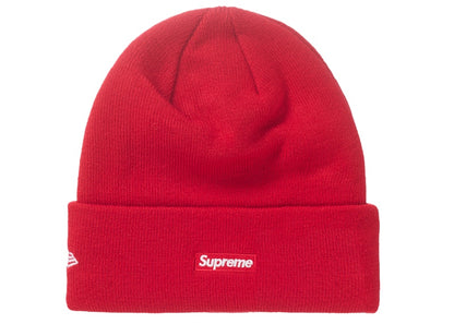 Supreme New Era Script Beanie Red