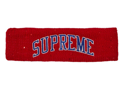Supreme New Era Sequin Arc Logo Headband Red