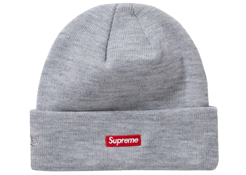 Supreme New Era Shop Beanie Heather Grey London